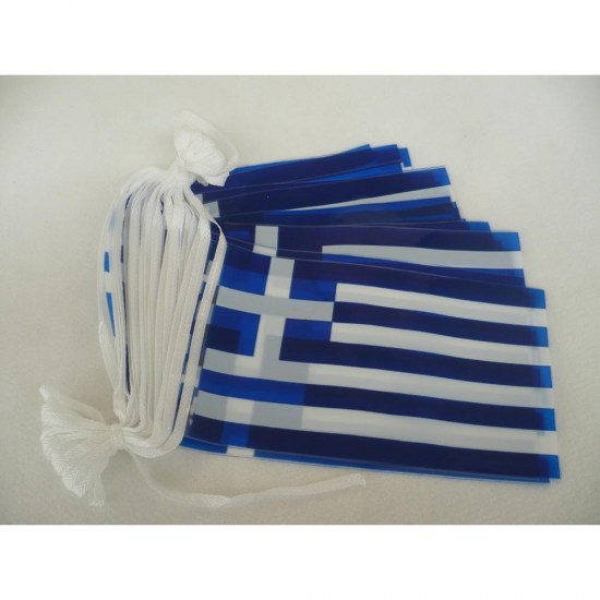 γιρλαντα με ελληνικες σημαιες